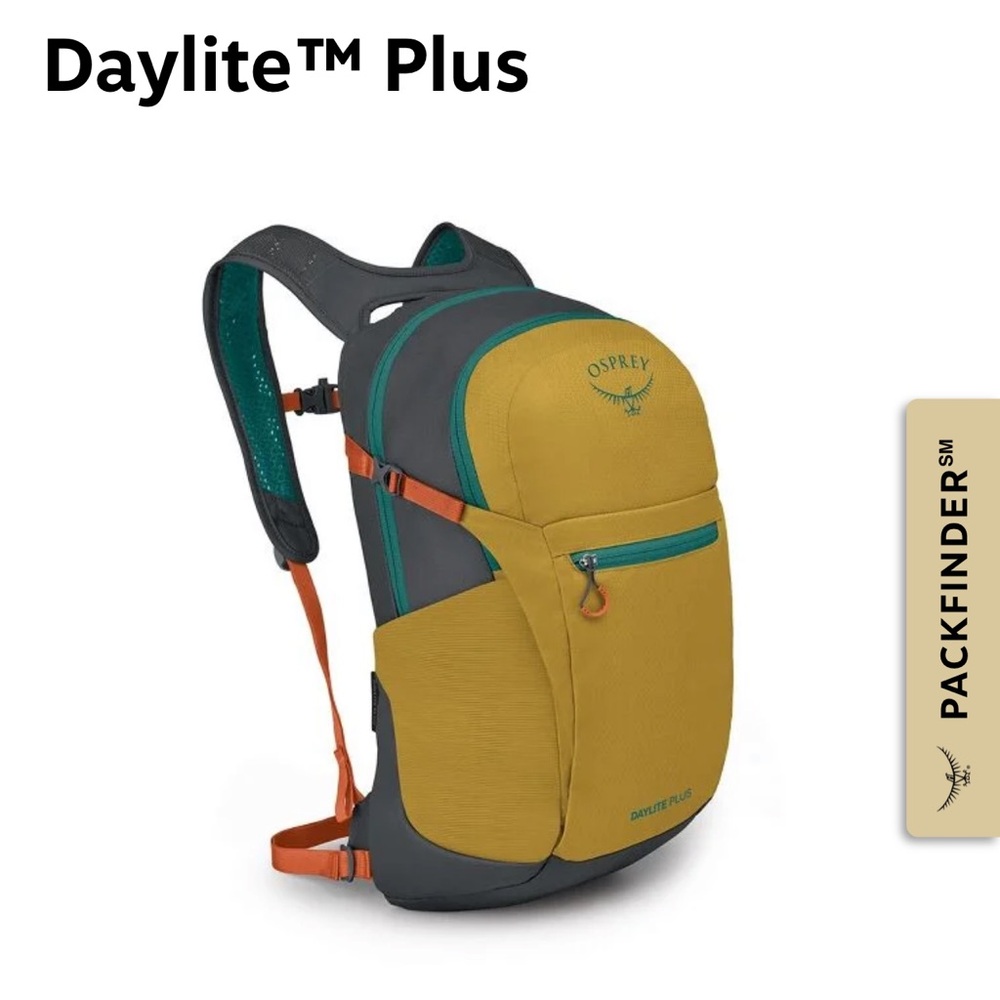 OSPREY Daylite Plus Backpack - Mustard and Charcoal